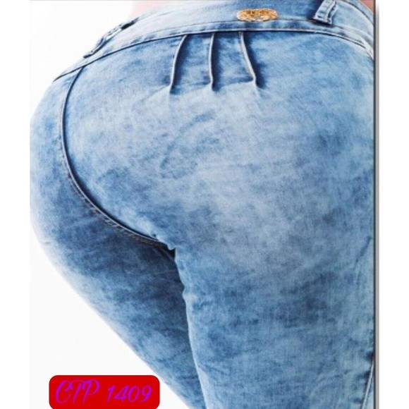 WAIST 28" SIZE 7 JEANS STRETCH DENIM BLUE  H4 CUTIE 1409 , SKINNY, REGULAR SIZE - Picture 1 of 11